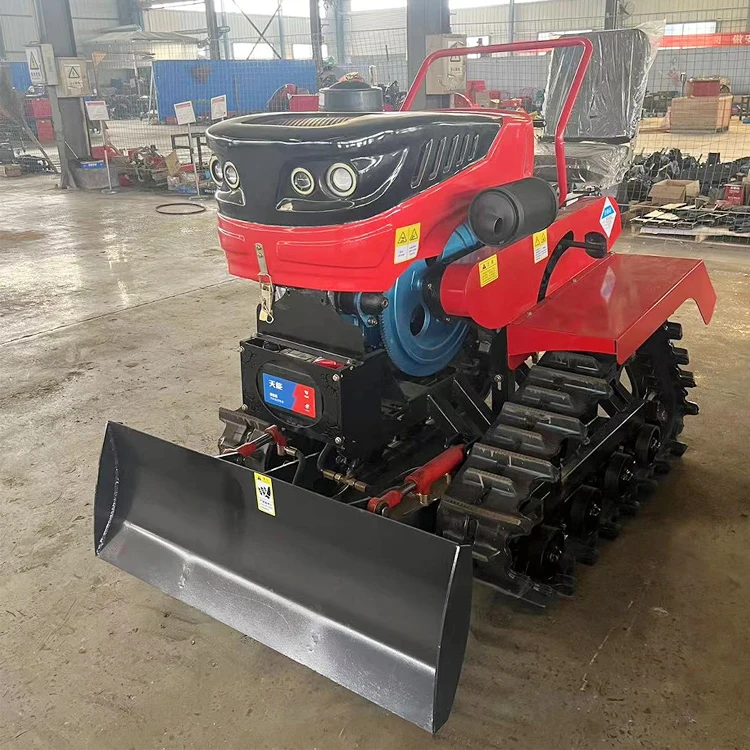 Efficient Multifunctional Cultivators Mini Crawler Tiller Rotary For Sale Crawler Tractor