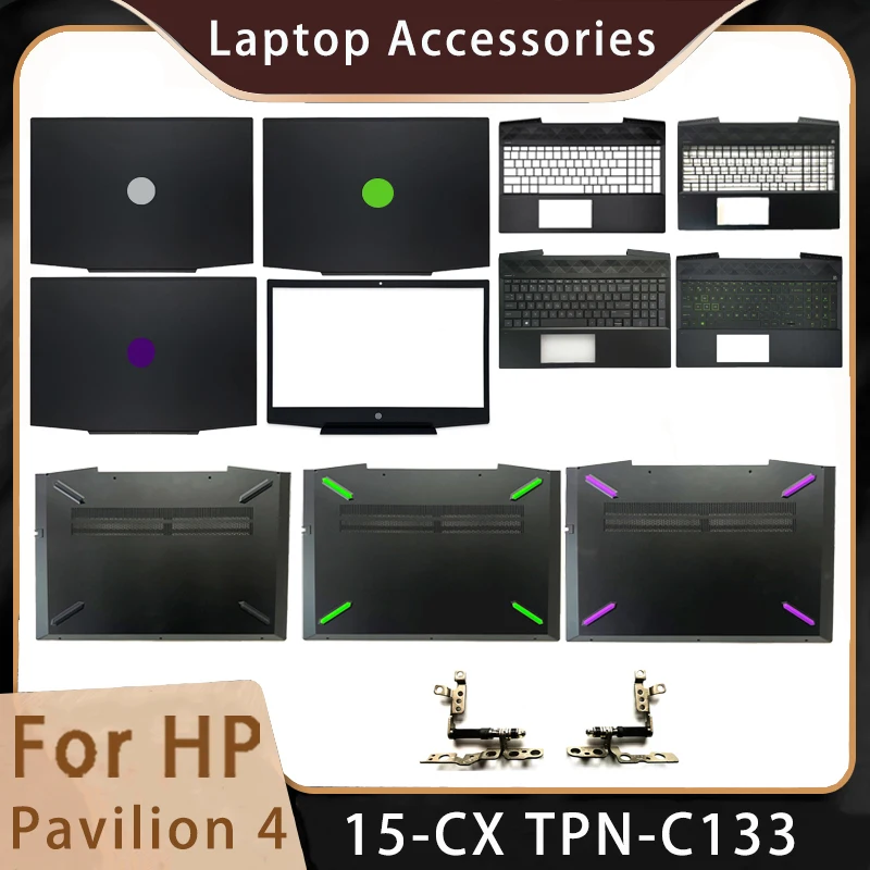 

Новинка, аксессуары для ноутбука HP Pavilion 4 15-CX, задняя крышка ЖК-дисплея/Передняя панель/Упор для рук/нижняя часть/петли/клавиатура