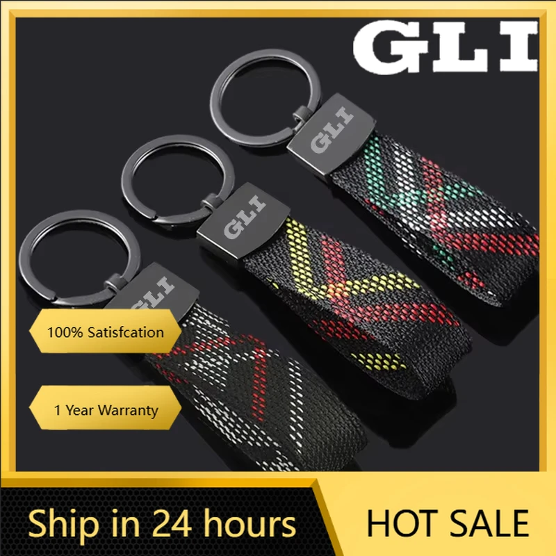 

2026 новые эмблемы Оксфордская лямка, автомобильный Стайлинг, брелок для ключей, подвеска, брелок для ключей для Volkswagen GLI, логотип Beetle Sharan Sagitar Magotan