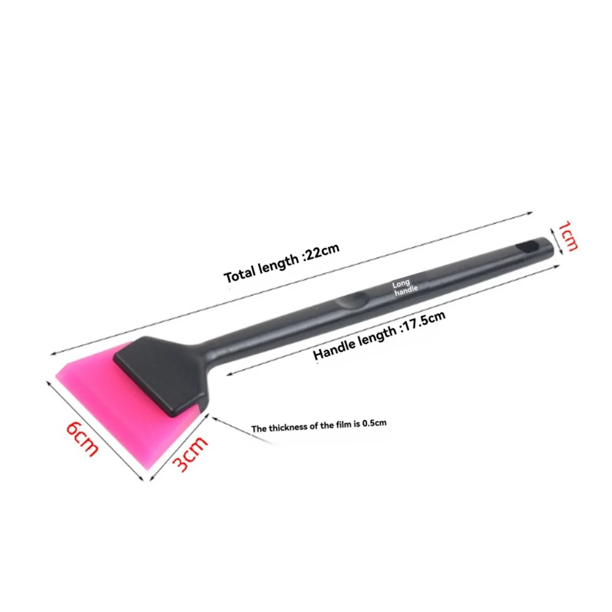 

# 44Q автомобильные детали и аксессуары, 10 шт. автомобильный скребок для оконной пленки с длинной ручкой, скребок для чистки окон, ТПУ