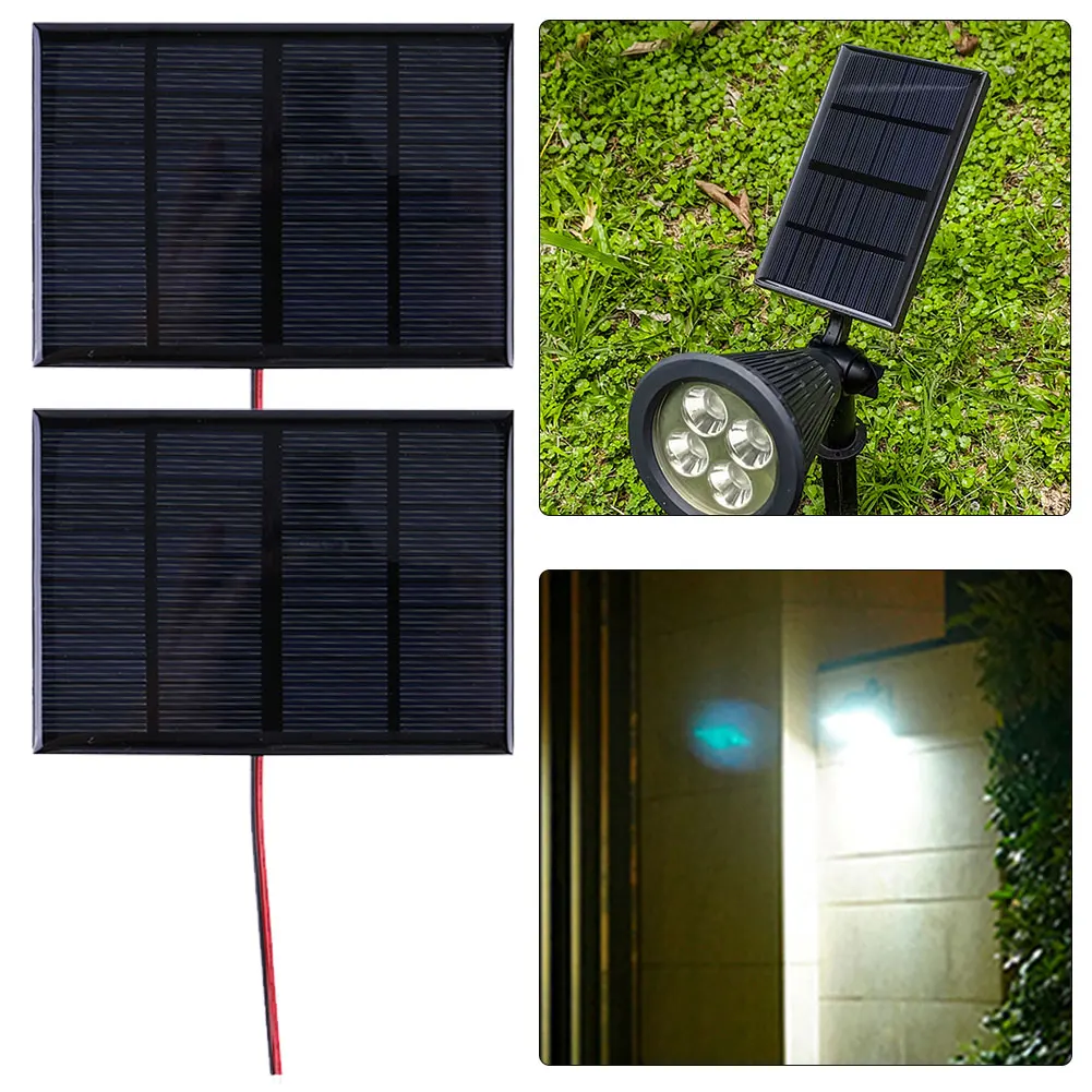 

2 шт. мини-солнечные панели 3 Вт 12 В, малогабаритные модули для аккумуляторов 9-12 В/мобильных телефонов