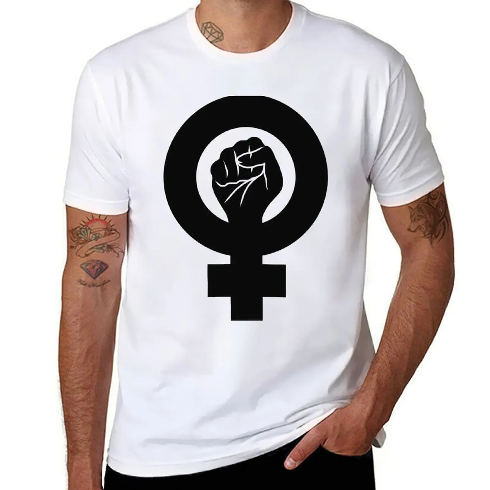 

Feminist Symbol T-Shirt t shirts for man graphic funny t shirt man luxury T-Shirt