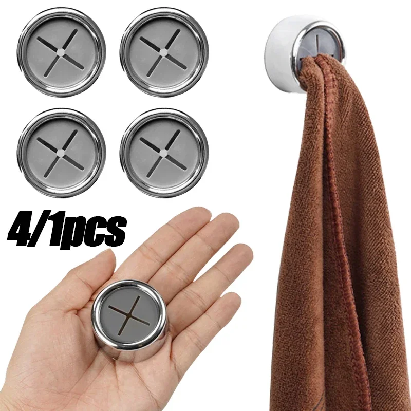 

Self Adhesive Towel Plug Holder Punch Free Wall Mounted Towel Hooks Bathroom Organizers Storage Rack Kitchen Rag Dishcloth Clips