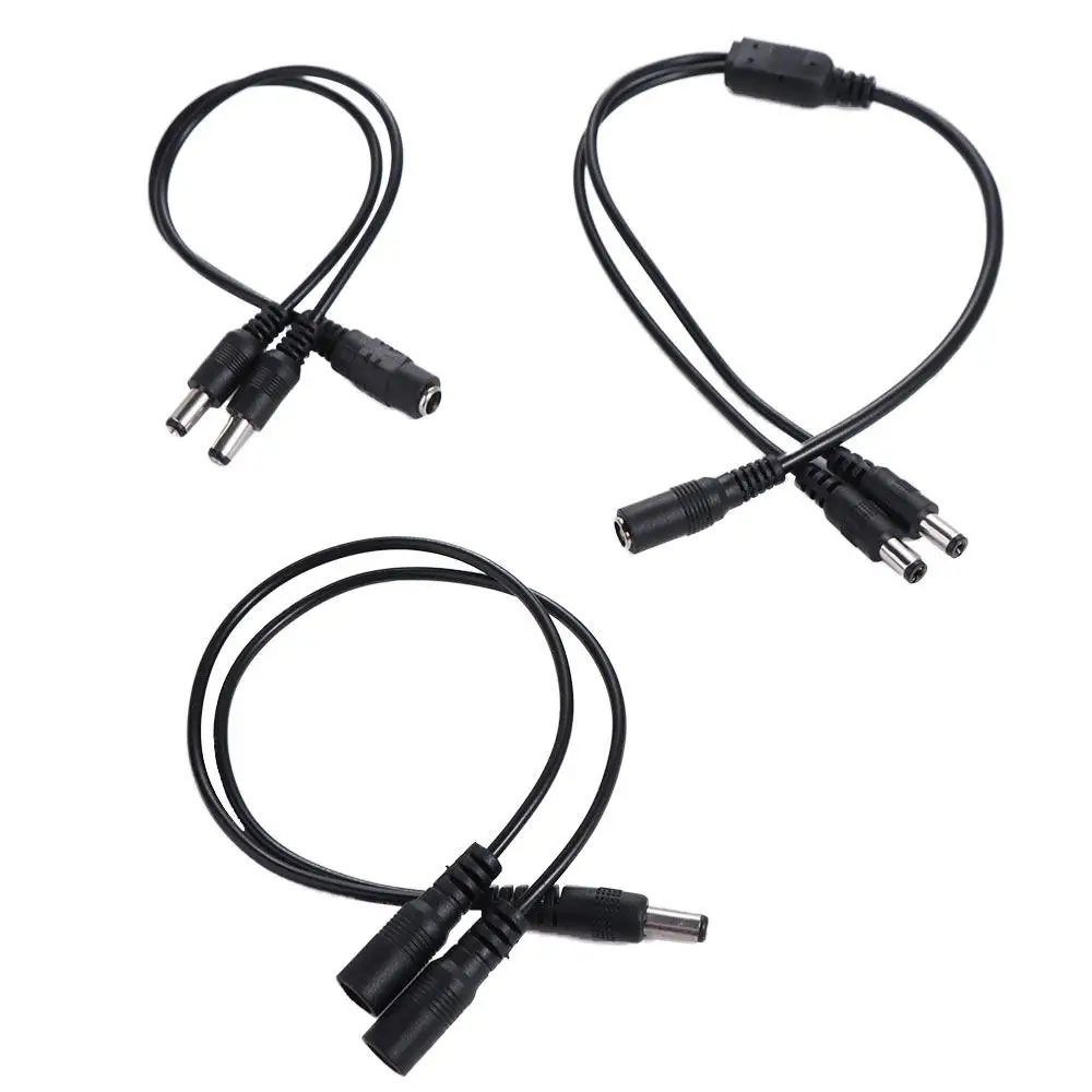 Power Cord Power Distribution Wiring Extension Cable DC Power Splitter Connector One Drag Two Power Supply Line Supply Adapter