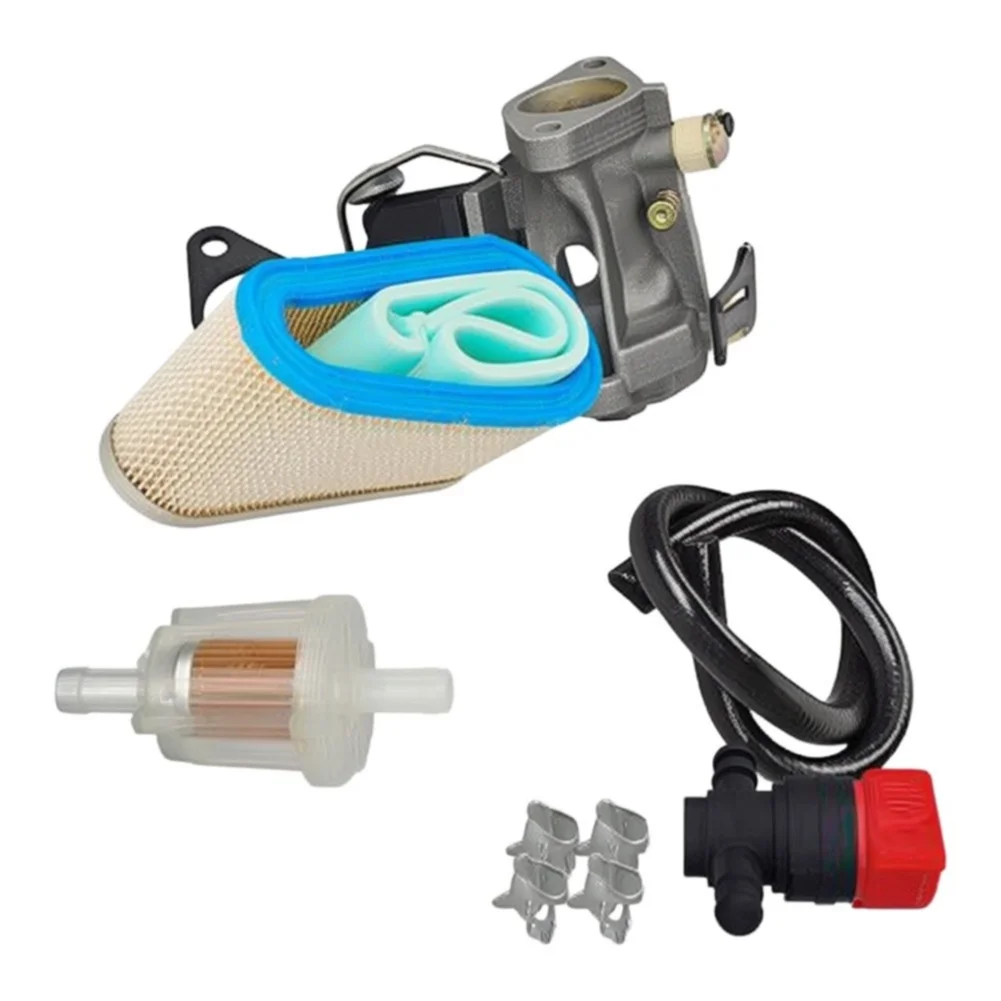 For Carburetor Kit with Air Filter Fuel Filter and Fuel Cut Off Valve for OHV125 OHV130 OHV135 Power Equipment