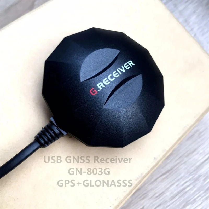 1 PCS Black Plastic New USB GPS GLONASS Receiver GNSS Receiver Module Antenna, Replace Bu-353S4, BU353S4, 0183NMEA USB Protocol