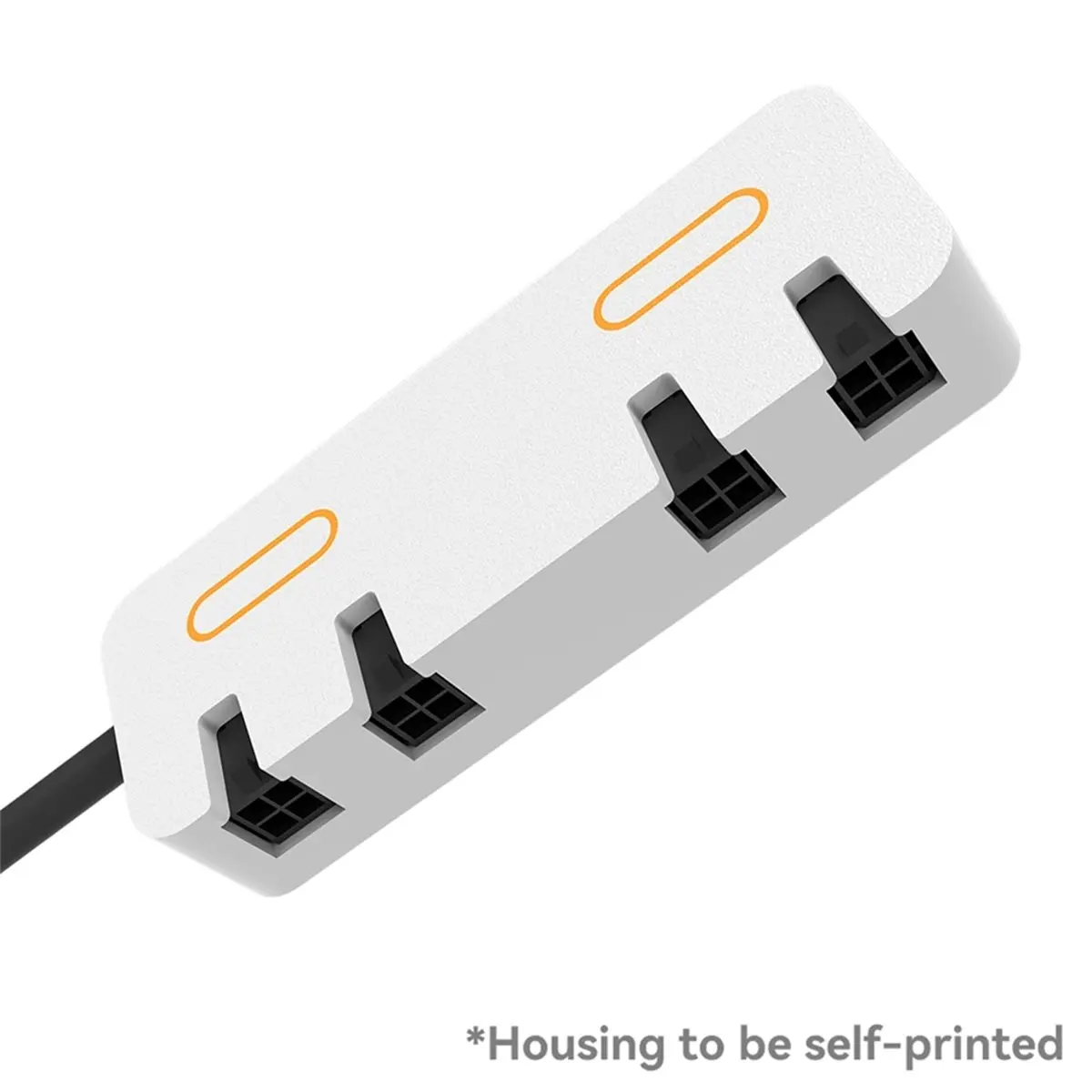 4 Ports Expansion Hub with Power Signal Protection for A1, A1 Mini, X1, H2D, H2S 3D Printers Accessories