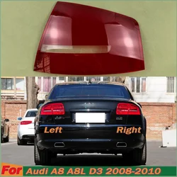 For Audi A8 A8L D3 2008-2010 Rear Taillight Shell Tail Lamp Cover Turn Signal Stop Light Mask Replace The Original Lampshade