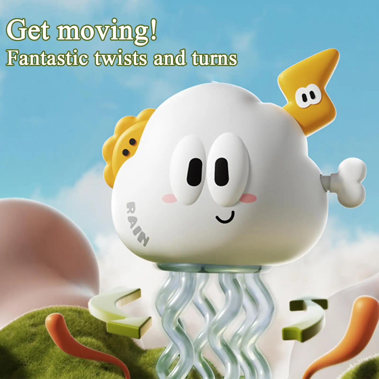 Wind Up Spielzeug Wolke Octopus Tanzen Figur Sensorische Zappeln Spielzeug Für Beruhigende Entspannung Spielen Party Unterhaltung Hause Schreibtisch Dekor