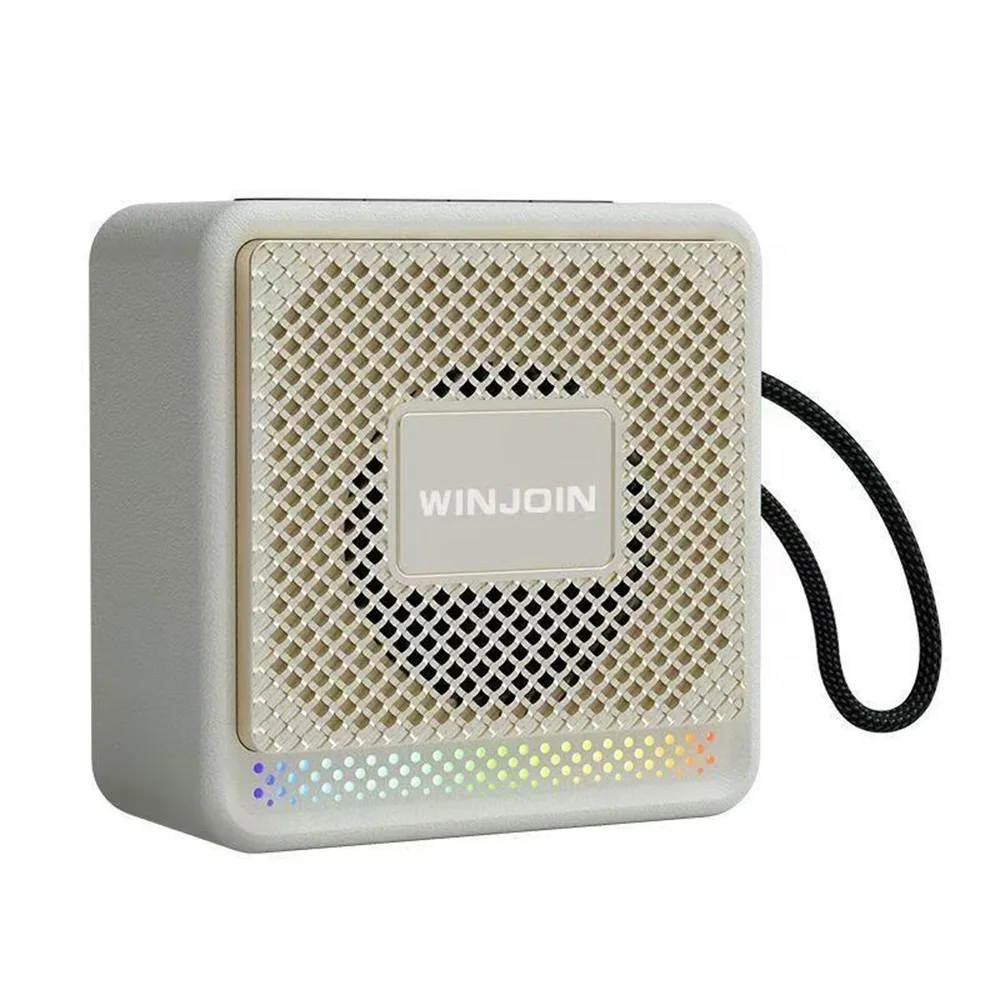 

RGB Lighting Effect Bluetooth Speaker Built-in FM Radio Stereo Sound Bass Wireless Speaker Portable Small