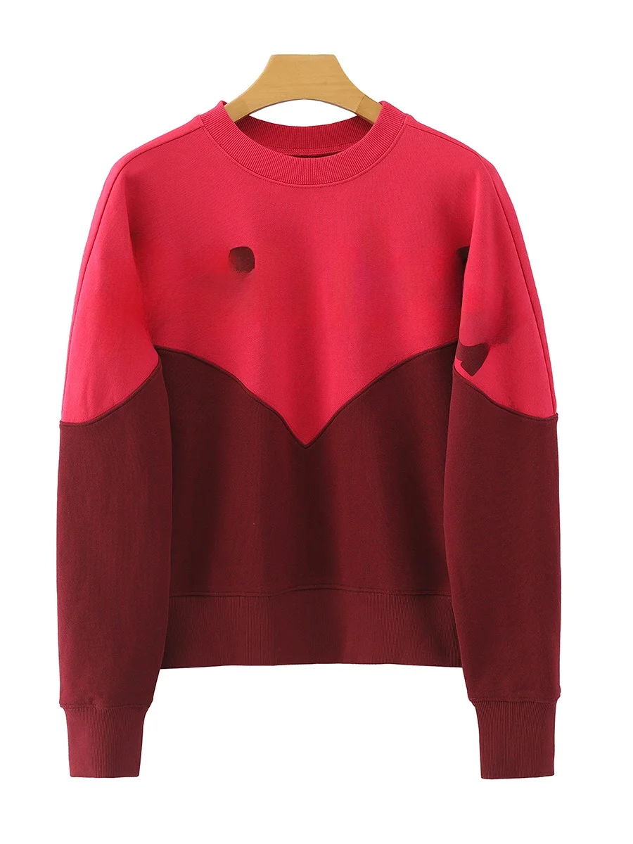 

Casual Loose Sweater High End Brand Lazy Sle Fce Spring Women's Hoodie Comfortable Breathable ort Zipper Other Material