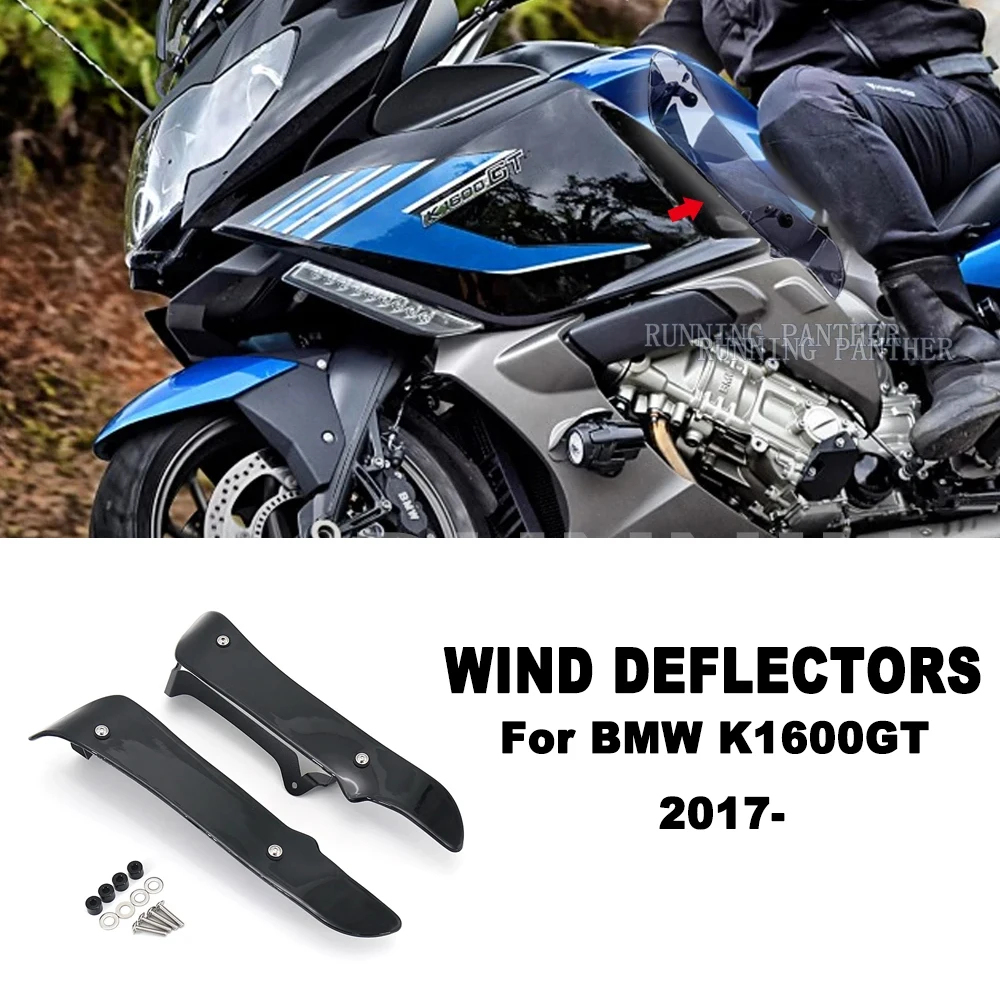 

NEW Motorcycle Leg Protectors Wind Deflectors Fairing Extenions Foot Guard Fender For BMW K1600GT 2017 2018 2019 2020 2021