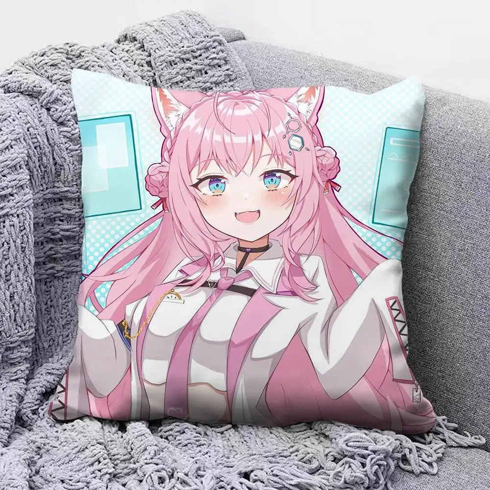 Hakui Koyori Virtual YouTuber Hololive  Pillow Covers, Home Sofa Cushion Covers and Aecorative Custom