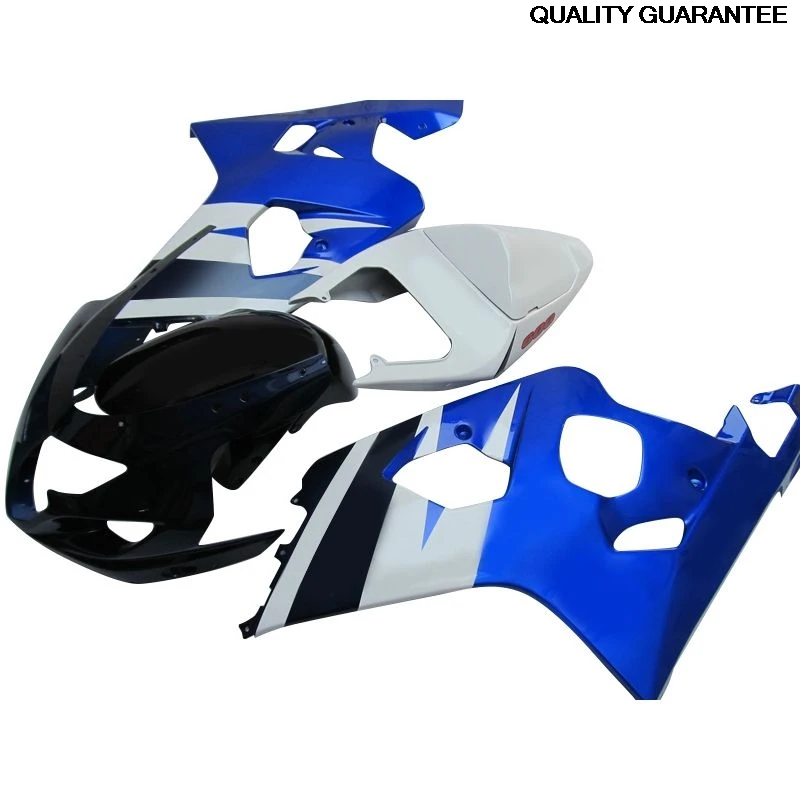 

Для Suzuki GSXR600 04 05, синий, черный комплект обтекателей для кузова GSXR750 2004 2005, новый комплект обтекателей из АБС-пластика 17