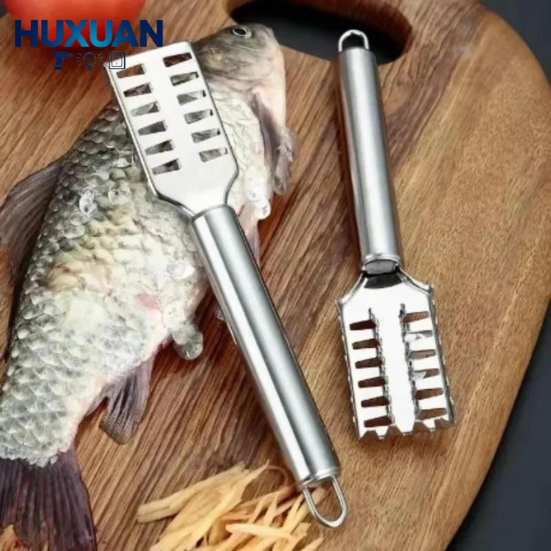1PC Fish Scale Knife Stainless Steel Effective Scraping Tool for Home Chefs