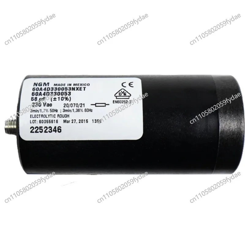 Condensador de arranque del compresor de unidad refrigerada NGM 60A4D/1D33053 58uf 330VAC