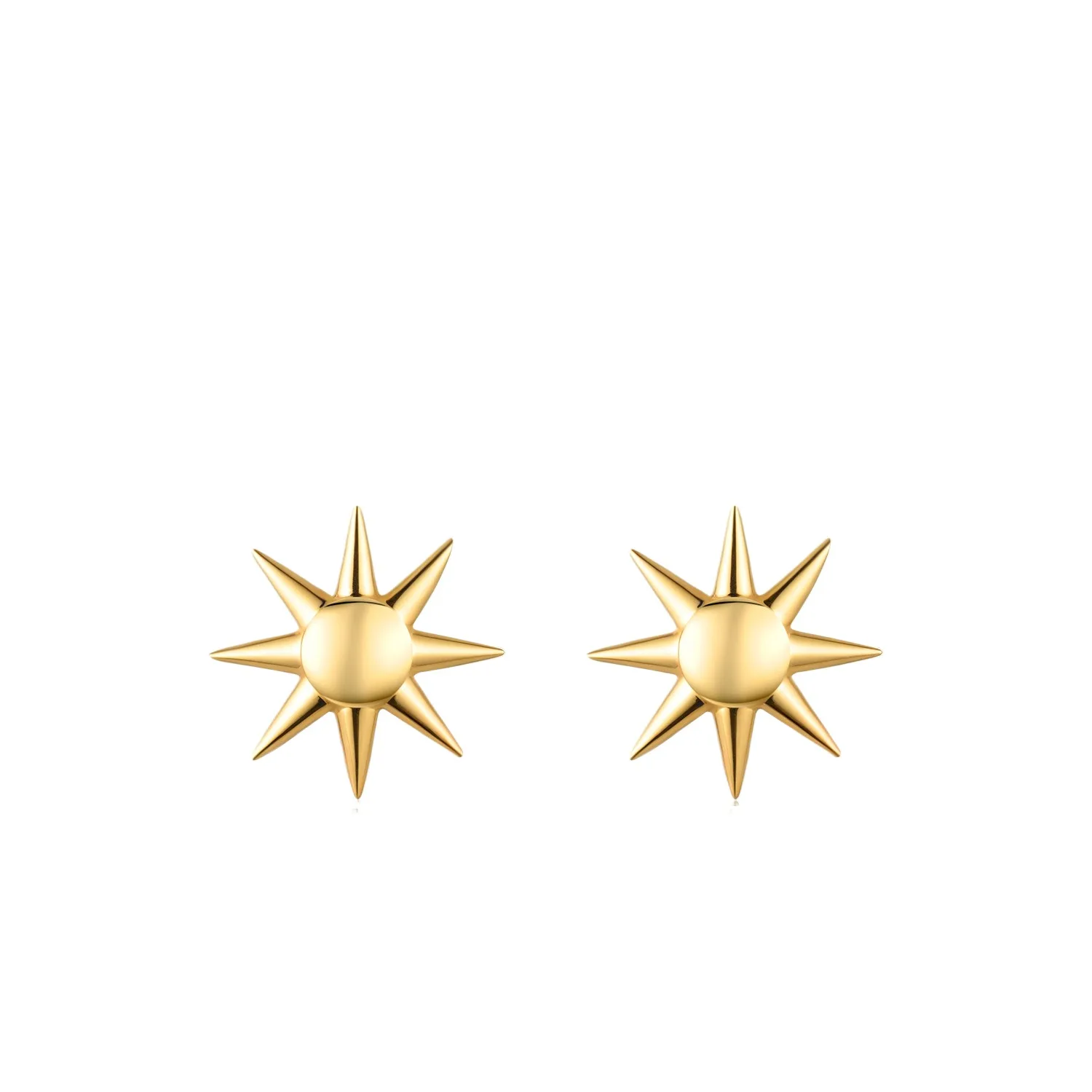 

Dawn's Jewel S925 Sterling Silver Niche Personality Temperament Radiant Earrings Creative Sun For Men And Women
