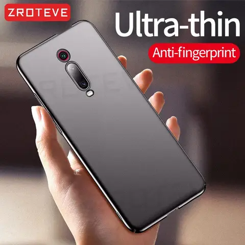 Mi9T Pro Kılıf ZROTEVE İnce Mat Kapak Xiaomi Mi9T Pro Kılıf Xiaomi Redmi K20 Sert PC Kapak Xiaomi Mi 9T Pro Telefon Kılıfları