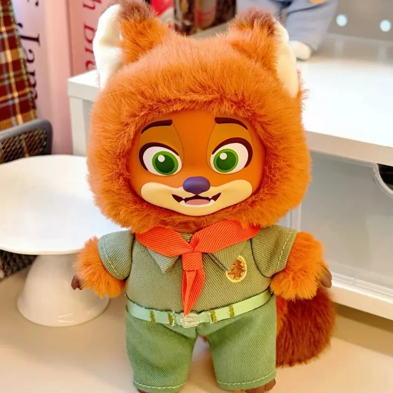 Zootopia Nick Judy Growth Journey Series caja ciega lindo personaje de dibujos animados bolsa de felpa de vinilo muñeca de juguete caja misteriosa regalos para niños