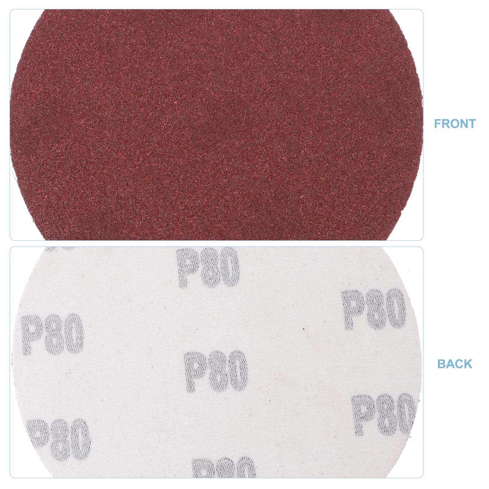 

50Pcs S paper 5Inch Angle Drill Attachment HookLoop Welding Accessories Metal Pad Grit Polishing Discs S Pads Aluminum Oxide