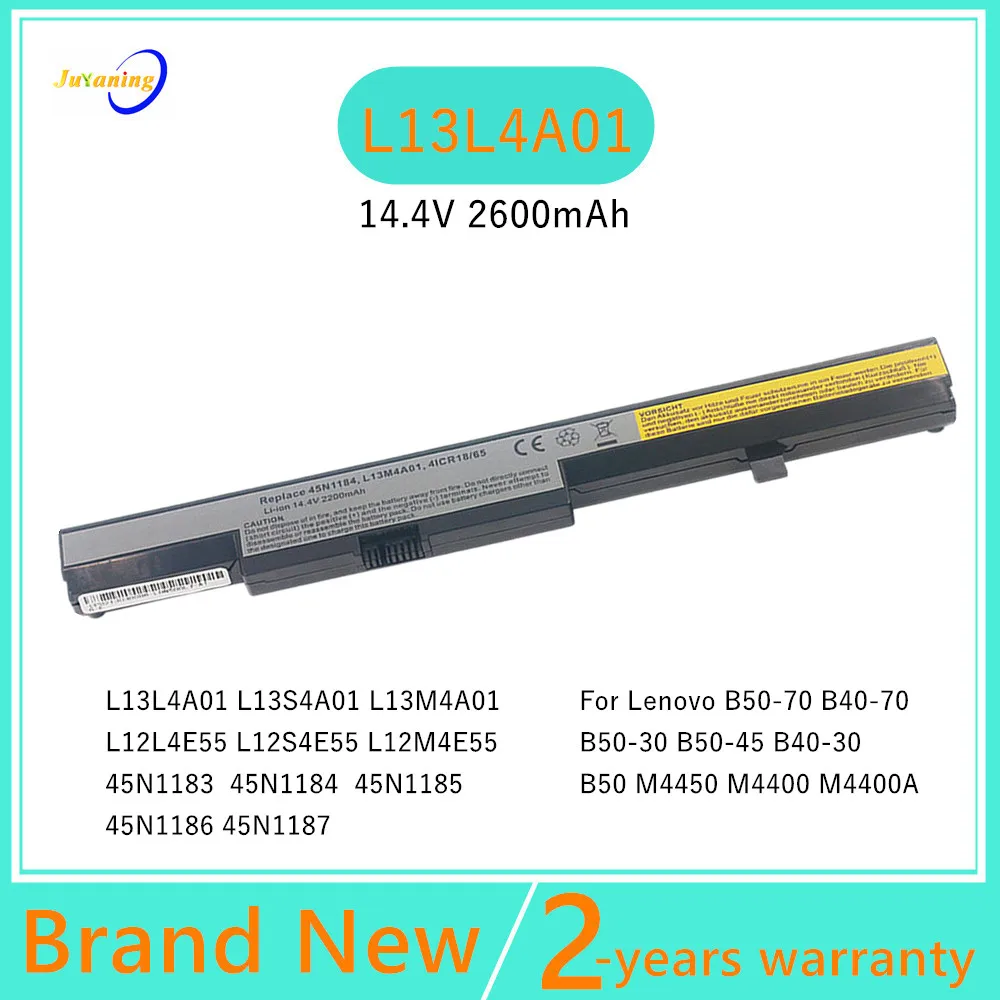 

Laptop Battery For Lenovo IdeaPad B50 N40 N50 B40-30 45 70 45N1182 45N1183 45N1184 45N1185 45N1186 45N1187