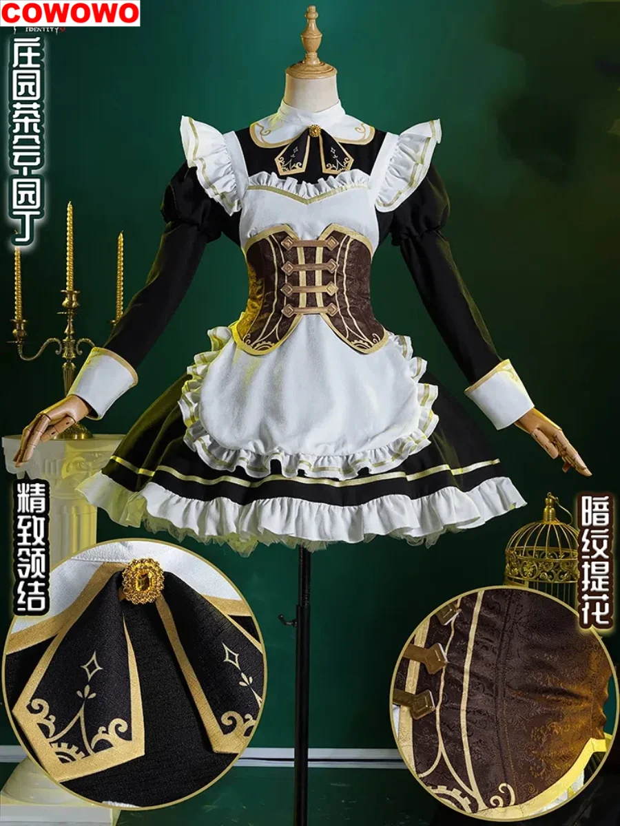 

Identity V Emma Woods Gardener Manor Tea Party Lovely Dress Cosplay Costume Cos Game Anime Party Uniform Hallowen Play Role