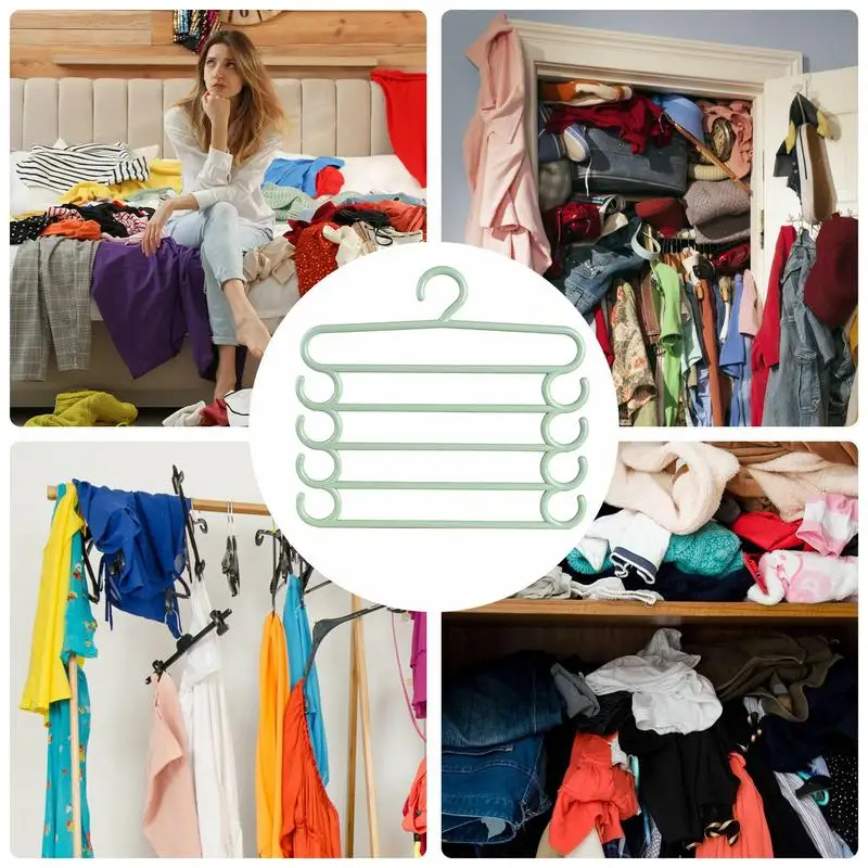 Appendiabiti per Jeans salvaspazio organizzatore per armadio antiscivolo sciarpa Jeans e Organizer per leggings Organizer per armadio e portaoggetti per dormitorio