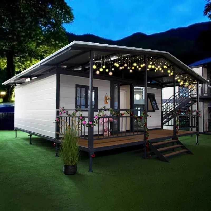 Sound Insulation Foldable Container House Thickened Sandwich Panel Reduce Noise Prefab Home Urban Noise Area Living Office Use