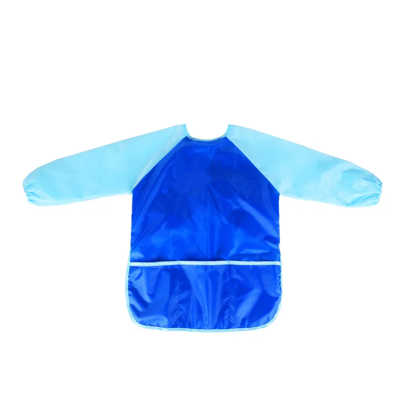 Waterproof Children Aprons Long Sleeve Multipurpose Durable Bib Kid Eating Painting Over Clothes Apron Cooking Bib - view 3