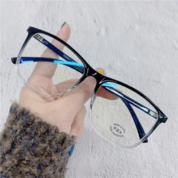 Cubojue 150mm Oversized Reading Glasses Female Men +100 150 200 250 TR90 Eyeglasses Frame Women Male Spectacles for Prescription