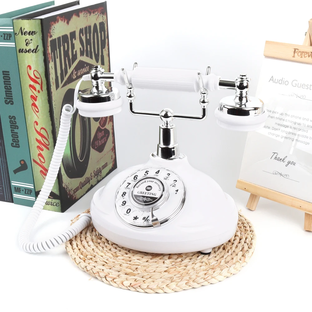 Retro Antique Audio Guestbook Telephone Rotation Retro Telephone Guestbook Audio Wedding Wedding Party Event Recording Guestbook