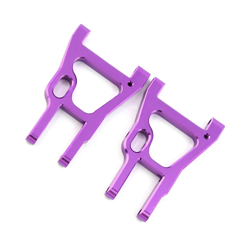 2 uds 102019 brazo de suspensión inferior delantero de Metal 02008 (02161) para HSP 94123 94103 1/10 RC accesorios de piezas de actualización de coche