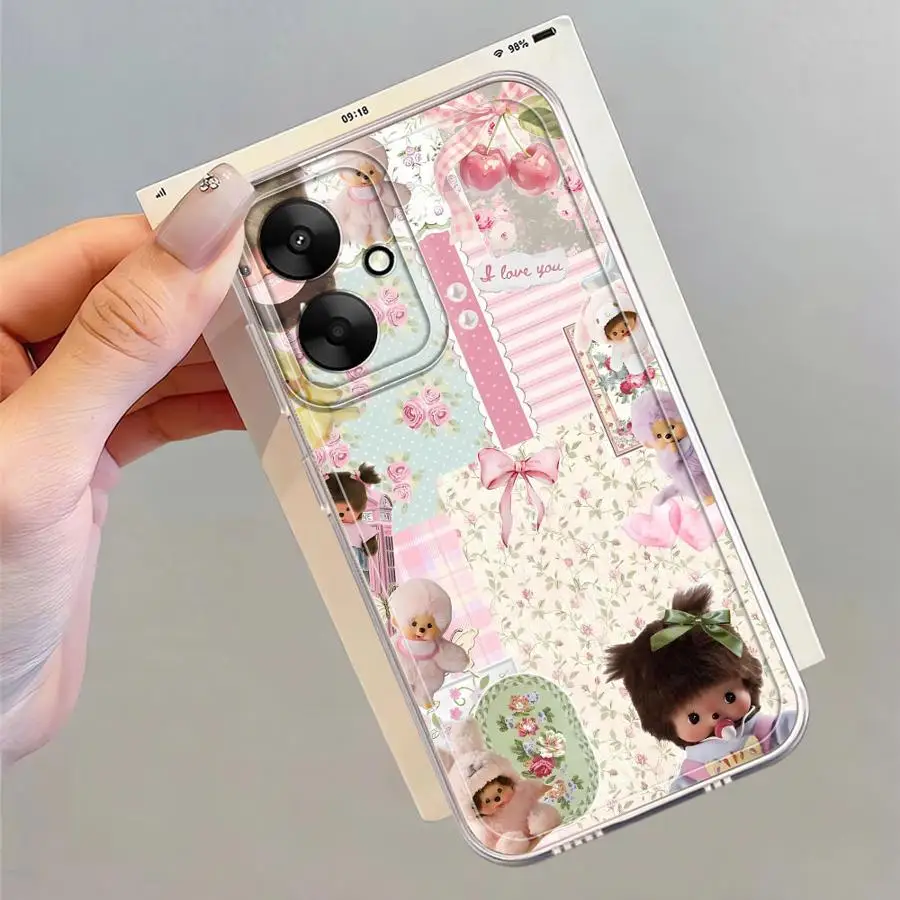 Cute M-Monchhichis Case for Xiaomi Poco X3 NFC X3 Pro Soft Phone Cover