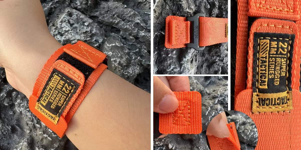 20mm 22mm 24mm Nylon Watch Strap for Garmin  Samsung Huawei image 6