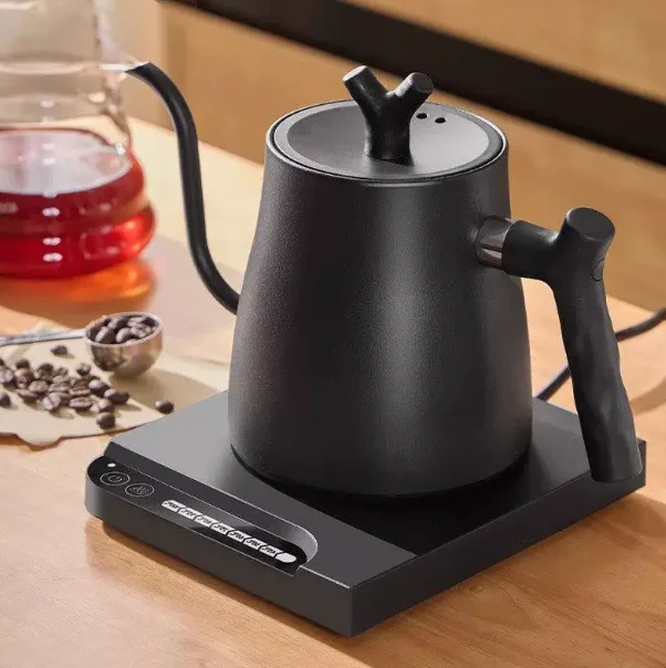 Intelligent Constant Temperature Stainless Steel Electric Kettle American Gooseneck Multi-Temperature Control PVC
