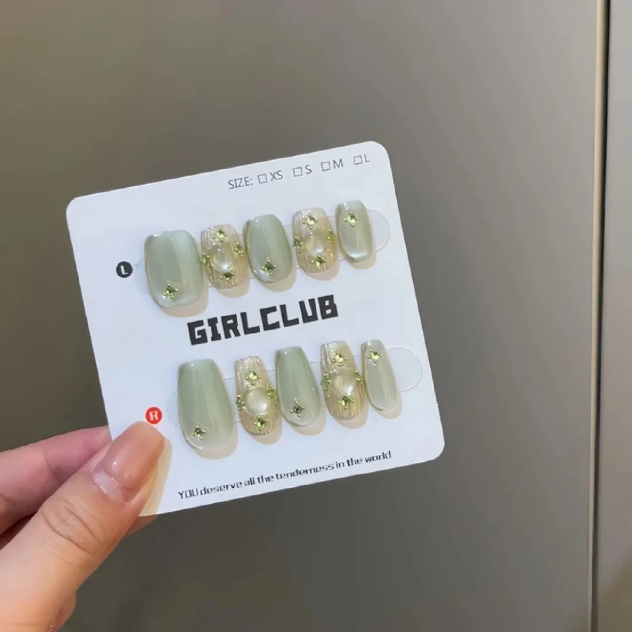 10 шт., ручная работа, вдохновленный Оз, кошачий глаз, омбре, нажатые ногти, глянцевый зеленый и золотой градиент, многоразовый роскошный дизайн ногтей для женщин/девочек 10 шт., ручная работа, вдохновленный Оз, кошачий глаз, омбре, нажатые ногти, глянцевый зеленый и золотой градиент, многоразовый роскошный дизайн ногтей для женщин/девочек