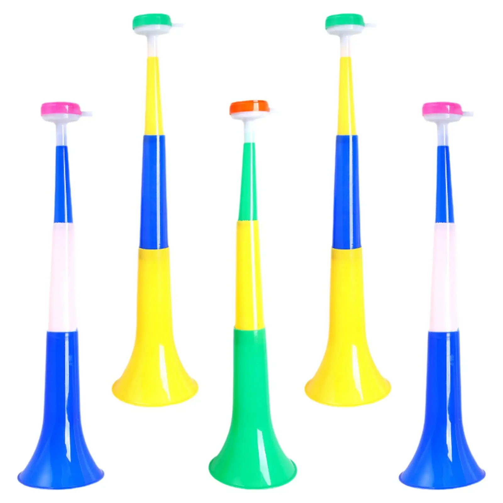 5Pcs Football Loud Noise Makers Loudspeaker Stadium Soccer Trumpets for