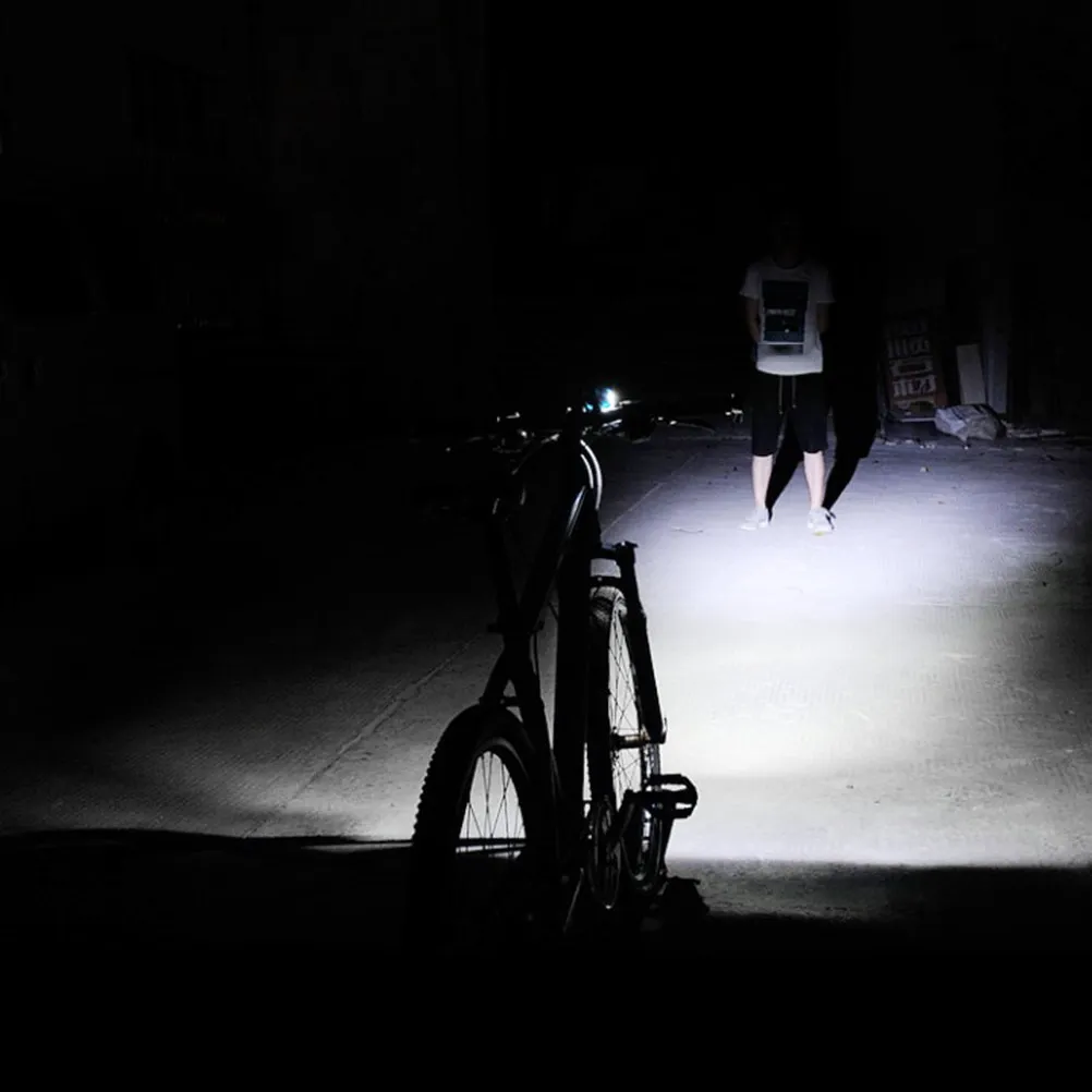 

Перезаряжаемый через USB сверхяркий передний фонарь для велосипеда, водонепроницаемый, для ночной езды и велопрогулок на открытом воздухе