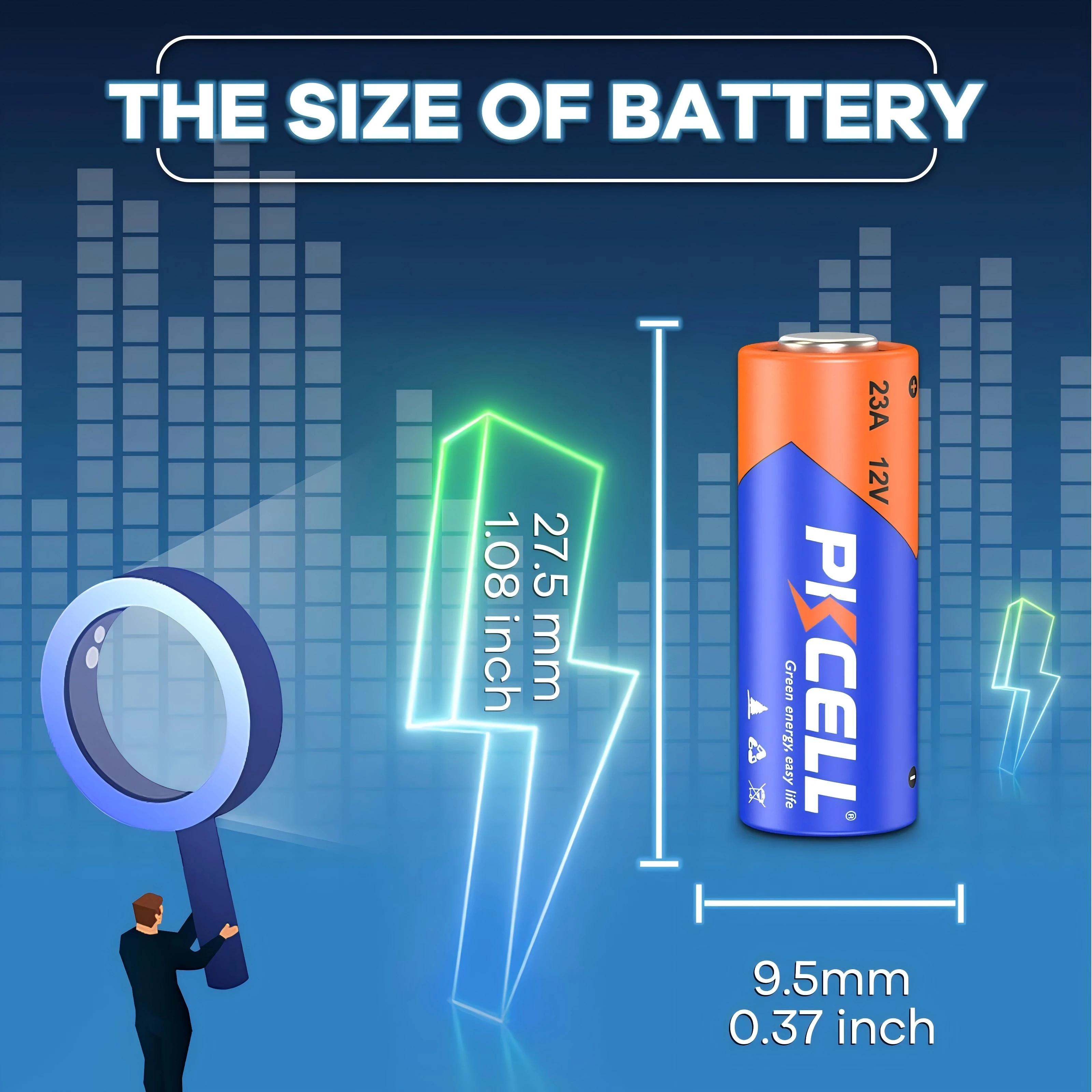 50 x 23A 12V L1028 MN21 V23GA MN21 VR23 A23 Alkaline Dry Batteries For Electronic door remotes, calculators, computer boards