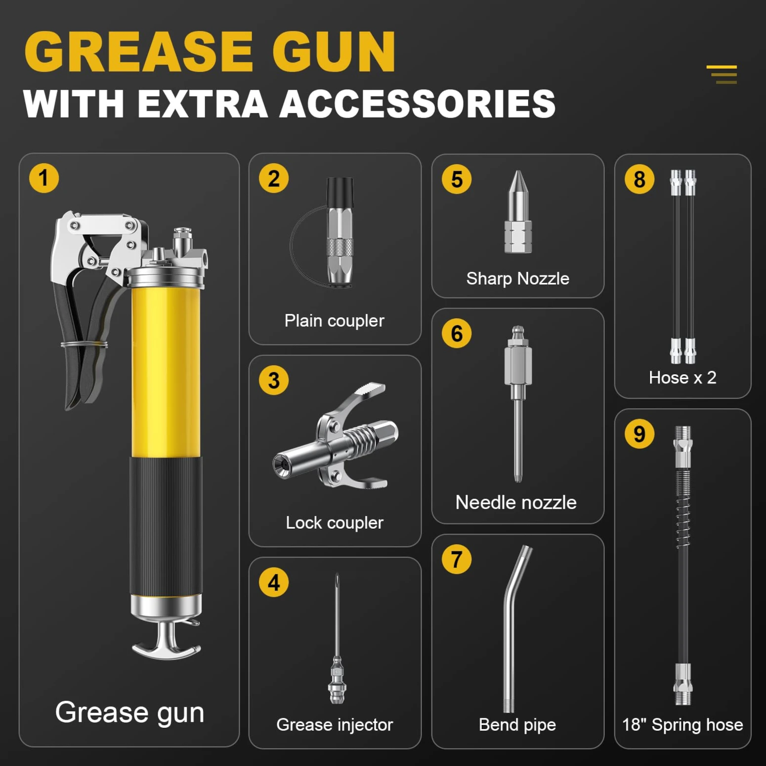 Kit Pistol Gemuk 400CC Alat Pi - Grease For Heavy Equipment ulasan dan harga