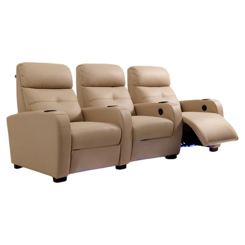 High-end custom home theater sofa, audio and video room, film and television hall, electric function space seat