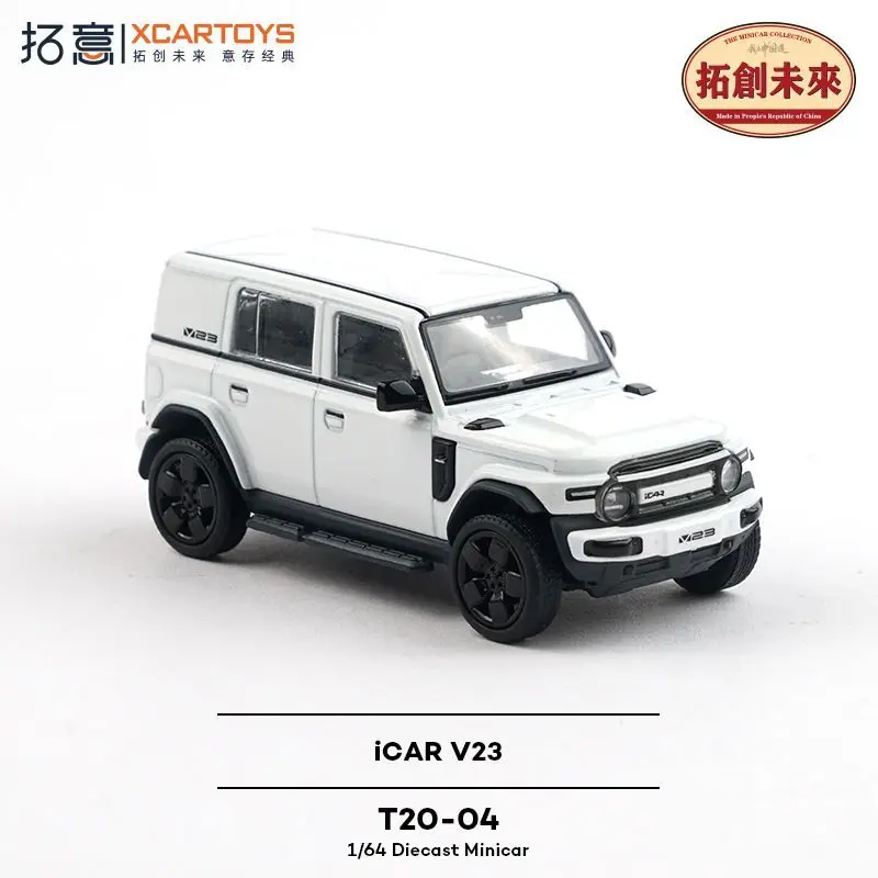 

Xcartoys 1:64 Chery iCAR V23 Mini SUV Alloy Car Model Collection Ornament Exquisite small gift for children