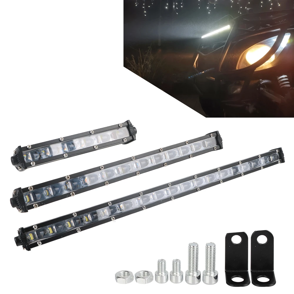 Driving Fog Lamp For Motorcycle Off Road 4WD SUV ATV Tractor Truck 12V 24V 6D Ultra Slim 4x4 LED Bar LED Work Light Bar