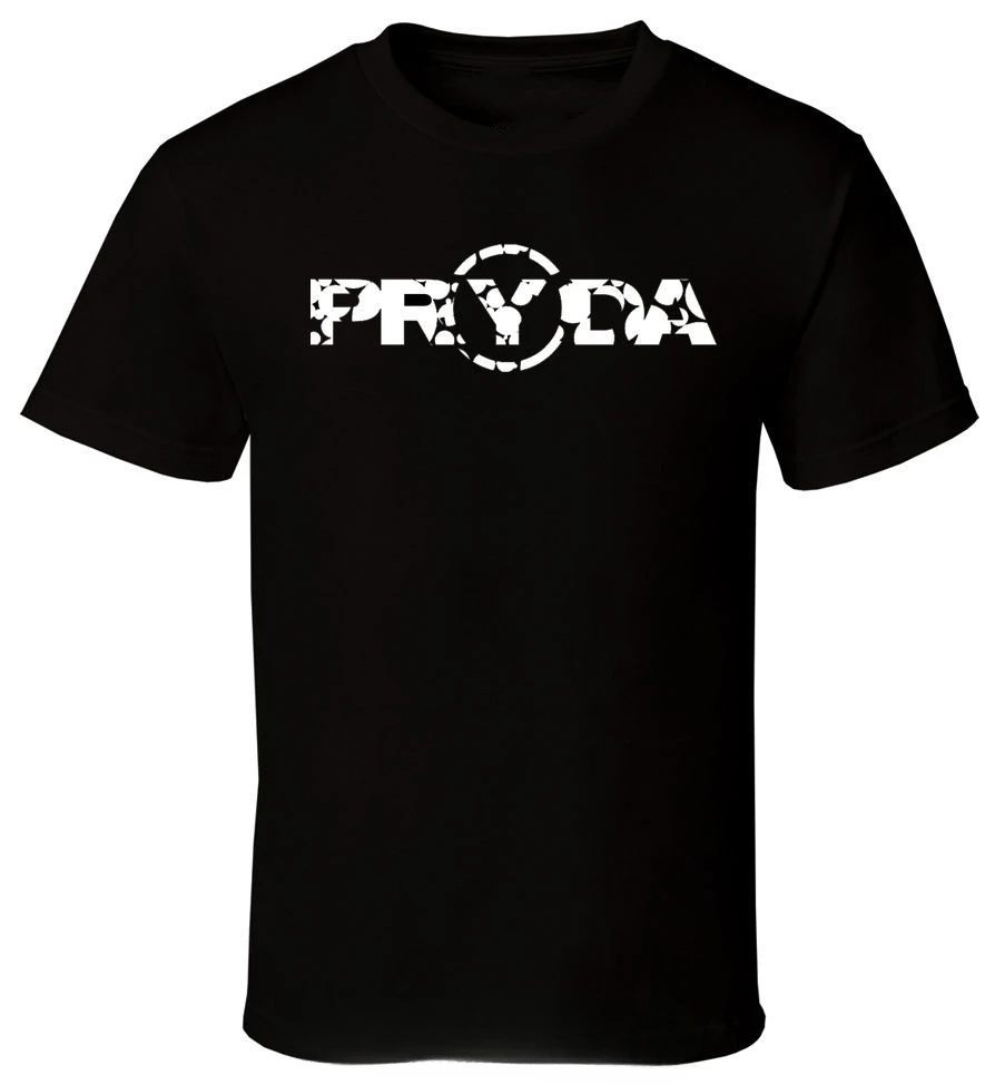 Eric Prydz EDM EDC Rage Vegas Rave Plur DJ new streetwear t shirt  100%  tee shirt tops wholes Pryda - Black T-Shirt  Cotton