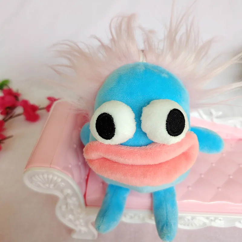 ソーセージポテトガールブレイドロードぬいぐるみ人形フューリーアグリーキュートキーホルダーバックパック小さなペンダントふわふわキーホルダー