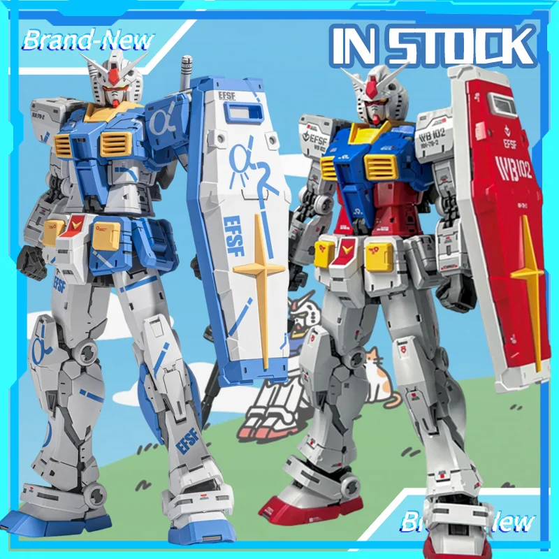 【disponibile】fat-cat-modello-rx-78-2-20-mg-1-100-kit-di-montaggio-modello-in-plastica-versione-speciale-rg-ingrandita-action-figure-giocattolo-in-plastica