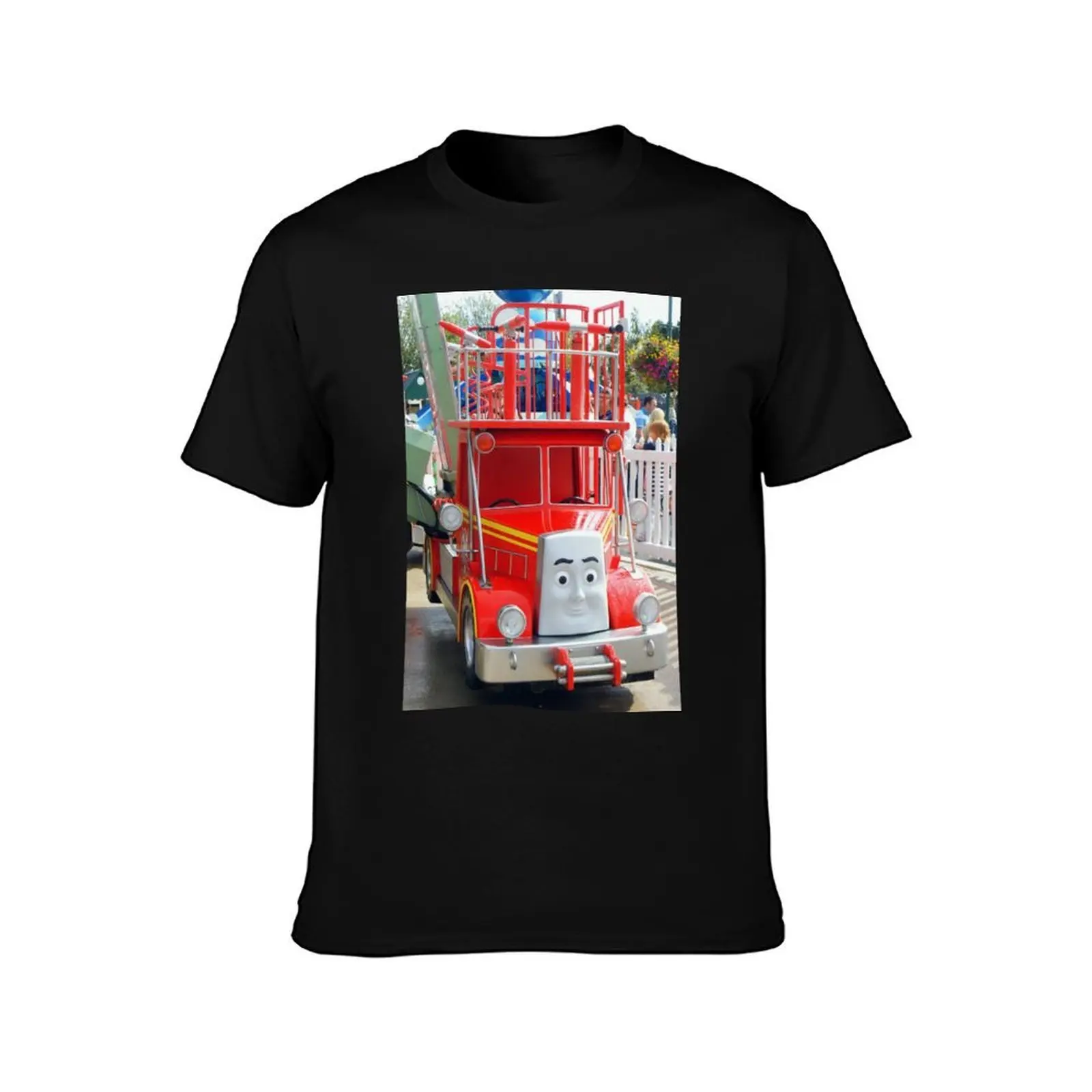 Flynn the fire engine T-Shirt Casual Streetwear Short Sleeve Tee T-Shirt