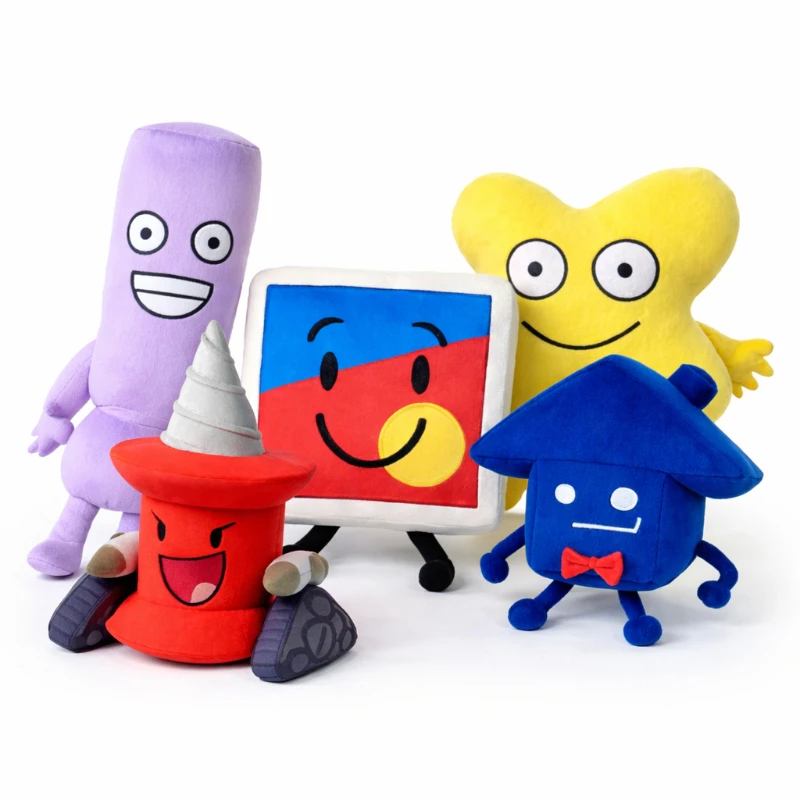 

BFDI Plush Toy Cute Cartoon Anime Plushie Soft Stuffed Doll Battle For Dream Island Kids Birthday Gift Room Decor 2026 New