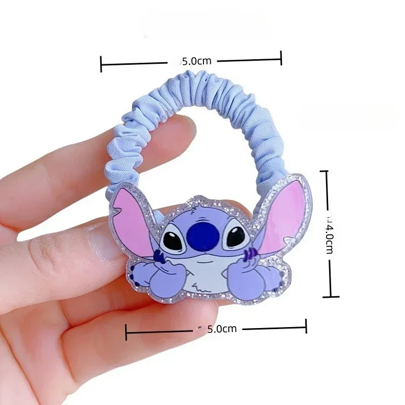 2pcs Disney Stitch Hair Jewelry ,Hair Ties, Cute Hair Ties ,Hair Accessories,Girl's Birthday Gifts, Party Decorations For Girls view 3