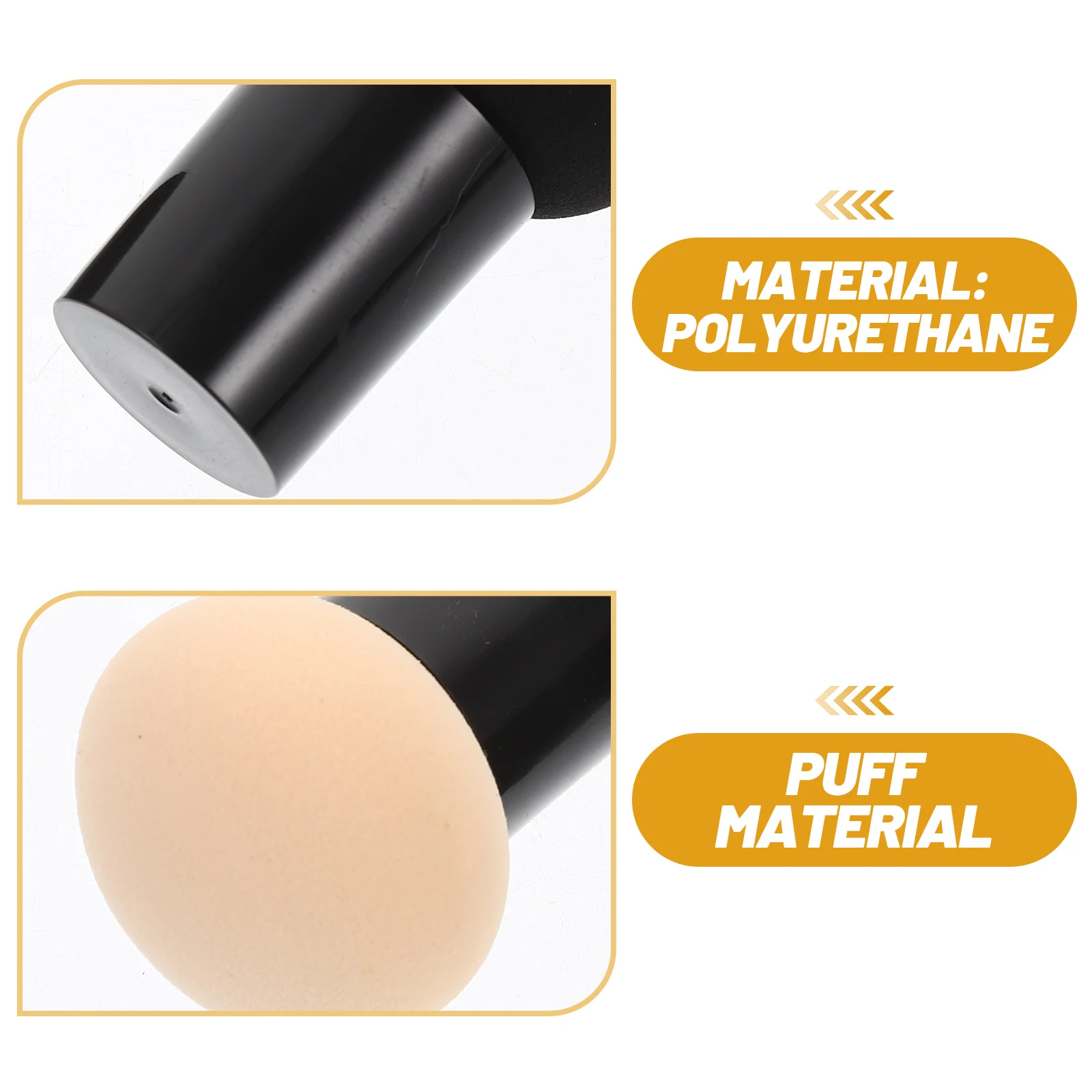 

2pcs Makeup Foundation For Daily Use Face Powder Puff Compact Pads Beauty Tools Powder Puff